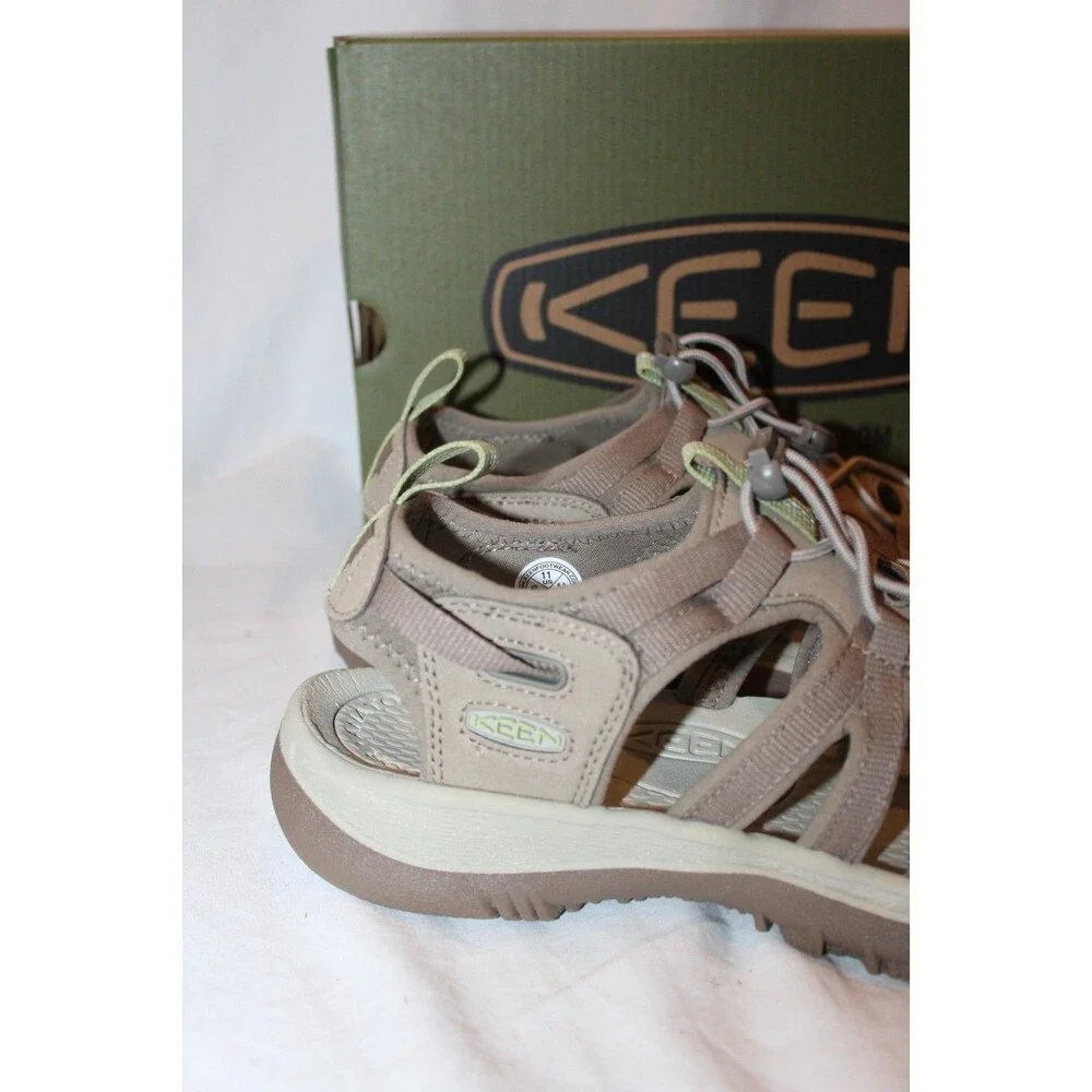 Keen Women's Whisper Timberwolf Tarragon Hiking Sandals NEW SZ 11 BEIGE